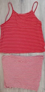LOT x2 WOMEN'S BRANDY MELVILLE Stripe Tank Top Tube Top, ONE SIZE *FREE SHIPPING - Picture 1 of 6