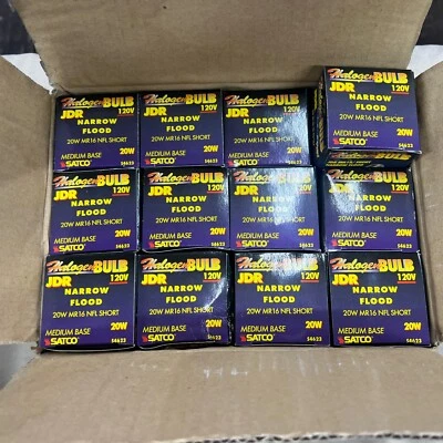 12 - Satco S4623 20MR16/FL/MED 20W 120V MR16 Medium E26 Base 2900K Warm White - Image 1 of 4