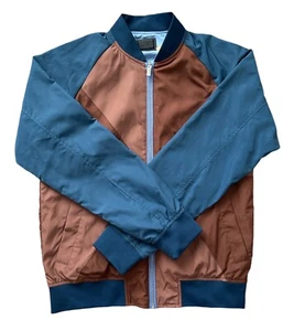 NEW Scotch & Soda Mens Cut & Sew Reversible Bomber Jacket Size Small S NWT - Picture 1 of 5