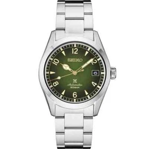 New Seiko Mens Prospex Alpinist Green Dial Stainless Steel Bracelet Watch SPB155 - Picture 1 of 1