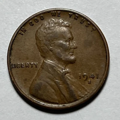 1941 S/S Wheat Penny Error RPM S Over S #1 - Image 1 of 4