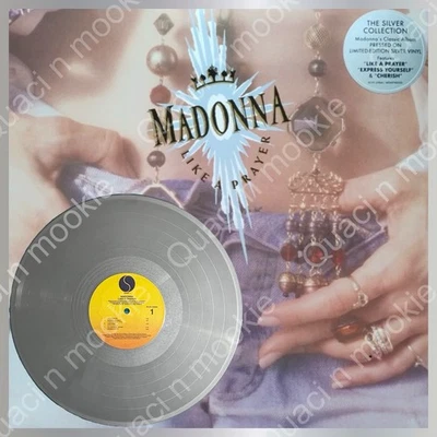 Limited Edition Silver Vinyl Madonna Like A Prayer LP - Image 1 of 4