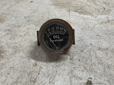Vintage Teens - Manómetro de Presión de Aceite de los años 20 Rochester NY - Hot Rod / Rat Rod Foto 1 de 2