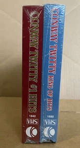 Vintage CONWAY TWITTY SEALED SET OF 2 VHS TAPES “King of Hits & #1 Hits) Country - Imagen 1 de 13