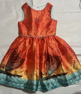 PIPPA & JULIE DISNEY MOANA DRESS SIZE  7  Retail $75 - Picture 1 of 6