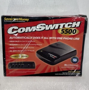 Command Communications ComSwitch 5500 Phone Fax Modem 3-Port Call Switch -NEW - Photo 1/15