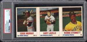 PSA 5 EX 1978 PANEL DE ANFITRIONA EDDIE MURRAY / GARY LAVELLE / RENNIE STENNETT - Imagen 1 de 2