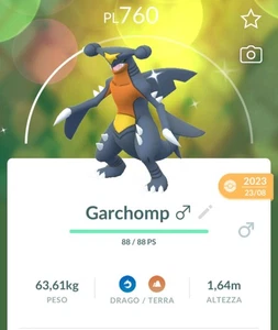 ► Pokemon Go Garchomp ♂ ✨ Shiny Fashionable Garchomp ♂ ✨ ► 3 - Bild 1 von 2