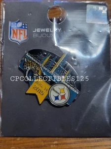 Jacksonville Jaguars VS Pittsburgh Steelers Game day Pin 8/14/2015 NEW - Picture 1 of 1