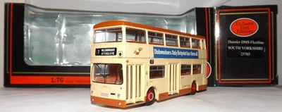 EFE 25703 SOUTH YORKSHIRE PTE DAIMLER DMS FLEETLINE D/D BUS 1:76 4MMSCALE - Image 1 of 2