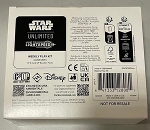 Star Wars Unlimited: Jump To Lightspeed Organised Play Box SWOP0402en - Picture 1 of 1