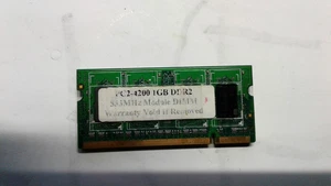 2Pcs 1Gb PC2-4200 ECC Unbuffered 533MHZ DDR2 RAM MEMORY(PC2-4200) - Picture 1 of 3