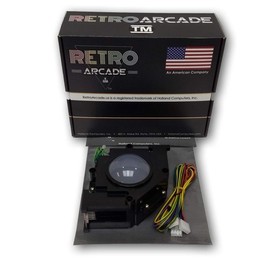 New 3 inch Arcade Trackball w/ Harness for JAMMA 60-in-1 Multicade / Icade PCB