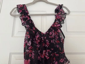 SEXY ADORE ME Kleid schwarz mit Blumenmuster  - Bild 1 von 7