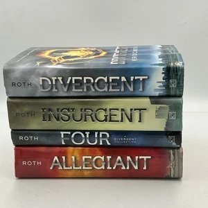 Divergent Complete Series, Insurgent, Allegiant, Four, Divergent -HC- VERY GOOD - Foto 1 di 20