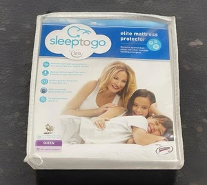 SERTA SLEEP TO GO Elite Matratzenschoner, wasserdicht, antimikrobiell QUEEN NEU - Bild 1 von 9