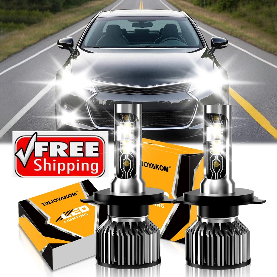 For Toyota Camry 1983-1998 1999 2x LED Headlight Bulb Combo High/Low Beam 6500K - Изображение 1 из 4
