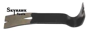 9 Zoll Flach Hebeleisen Brecheisen Gebogen Rocker Hirten Haken Kopf Träne Nagelzieher - Bild 1 von 2