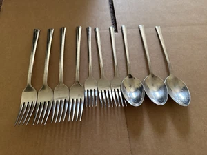 10 piece JA Henckels International Flatware 18/10 Stainless Metro Vintage - Picture 1 of 5