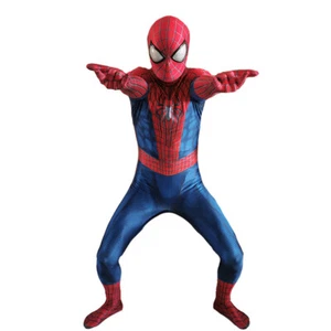 The Amazing Spiderman Jumpsuit Spider-man Cosplay Costume Halloween Adult / Kids - Picture 1 of 12