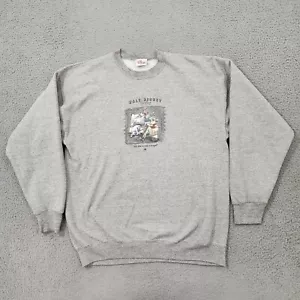 Vintage The Disney Store Sweatshirt Herren M grau Winnie The Pooh Pullover Made in USA - Bild 1 von 16