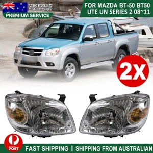For Mazda BT-50 BT50 Ute UN Series 2 08~11 Pair LH+RH Car Headlights ASSY Lamps - Picture 1 of 11