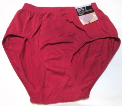 Bali Comfort Revolution Seamless Women's Brief Panty-sz 6/7-amature red-NWT-13.0 - Image 1 of 4
