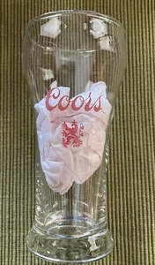 Coors dünnes Bierglas 10oz Pils Glas Biertrinken Barware Vintage - Bild 1 von 7