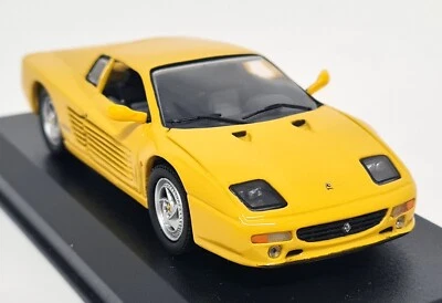 Деталь 1/43 - Ferrari 512M 1995 желтый литой масштаб модель автомобиля - Изображение 1 из 4