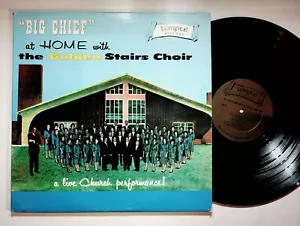 Big Chief At Home With The Golden Stairs Choir Gospel Vinyl LP Record VG+ - Picture 1 of 4