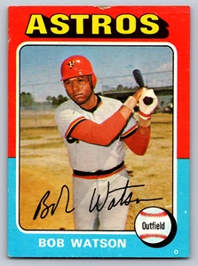 1975 Topps #227 Bob Watson Houston Astros Baseball Card SEE DESCRIPTION - Picture 1 of 2