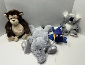 Ganz Webkins & Lil Kinz Plush Lot Of 4 Koala Goldfish Chimp Elephant No Codes - Picture 1 of 16