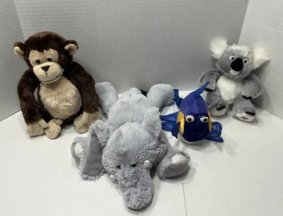 Ganz Webkins & Lil Kinz Plush Lot Of 4 Koala Goldfish Chimp Elephant No Codes - Image 1 of 4