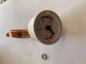 HEATLINE CAPRIZ PLUS 24 24A 28 28A BOILER PRESSURE GAUGE D020113393 BRAND NEW - Picture 1 of 3