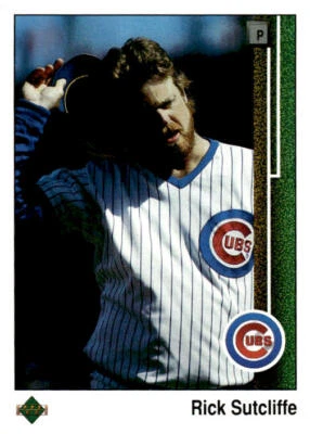 1989 Upper Deck #303 Rick Sutcliffe Chicago Cubs - Image 1 of 2