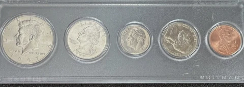 1997 - 5 Coin Year Set - Choice Brilliant Uncirculated Cover