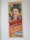 THE MIGHTY BARNUM WALLACE BEERY 1934 PRECODE LINE BACK MOVIE POSTER FREE S&H AR