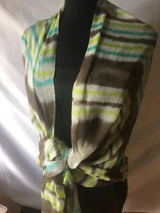 Echo Design Lightweight Rayon Extra Large Shawl With Frayed Edge Retail $39-New - Picture 1 of 9