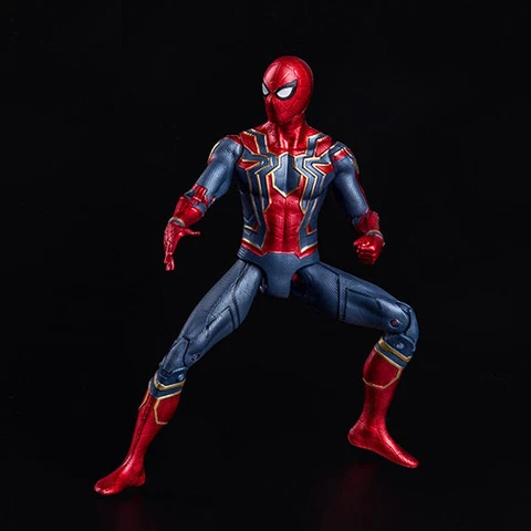 6'' Iron Spiderman Action Figure Avengers 3 Infinity War Super Hero Spider-Man Cover