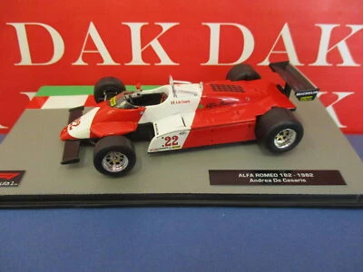 Die cast 1/43 Modellino Auto F1 Alfa Romeo 182 1982 A. De Cesaris - Immagine 1 di 4