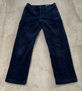 Polo Ralph Lauren Pants Youth Size 16 Navy Straight Corduroy preppy - Picture 1 of 12