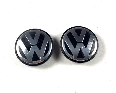 2x (pcs) Volkswagen Jetta Passat Golf.. 65mm 2.5" Center Wheel Cap 3B7601171 ✅ - Image 1 of 4