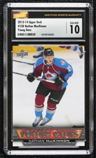 2013-14 Upper Deck Young Guns Nathan MacKinnon #238.1 CSG 10 Gem Mint Rookie RC