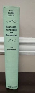 Standard Handbook For Secretaries 8th Ed 1979 Hutchinson Hardback Book. BSJ - Picture 1 of 10