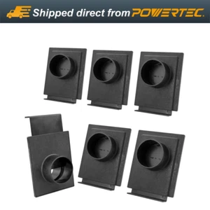 POWERTEC 6 PK 2-1/2 Inch Blast Gate for Dust Collector/Vacuum Fittings, 70133-P6 - Picture 1 of 8