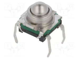 Mikroschalter TACT; SPST-NO; Pos: 2; 0,05A/32VDC; THT; 3,3N KSJ0M411 80SH LFTR - Bild 1 von 1