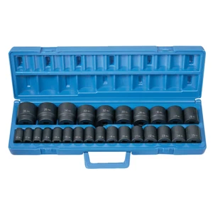 Grey Pneumatic 1326M 1/2" Drive 26-Piece Standard Length Metric Master Set - Picture 1 of 2