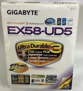 GIGABYTE EX58-UD5 ULTRA DURABLE 3 MOTHERBOARD - Photo 1/12