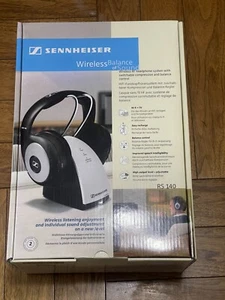 Sennheiser RS 140 Wireless HiFi Headphone with Dynamic Compression System NEW - Picture 1 of 4
