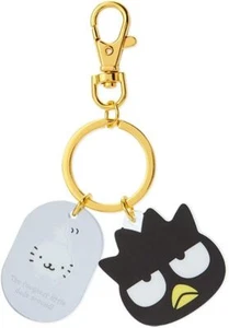 Sanrio Bad Badtz-Maru ♡Face Keychain Holder Keyring Official goods Japan 913359 - Picture 1 of 2
